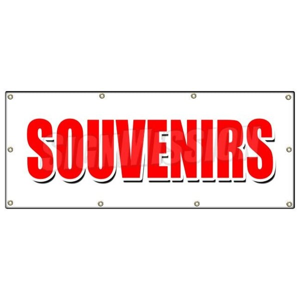 SOUVENIRS BANNER SIGN memories discount gifts tourist visit we ship